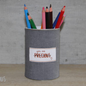 Pot à Crayons Gris